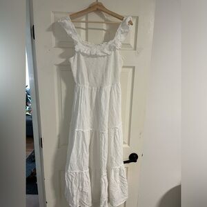Old Navy midi embroidered dress